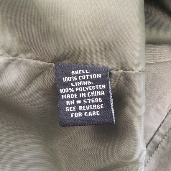 New Look Utility Jacket Cargo Army Green Size 2X - Picture 9 of 10